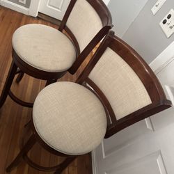 Upholstered Swivel Barstool