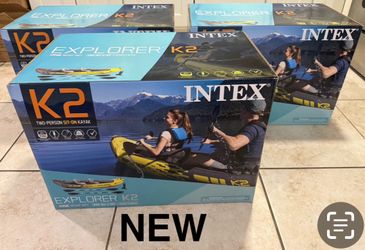 Intex 68307EP Explorer K2 Inflatable Kayak Set