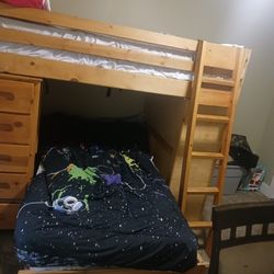 Sold Wood Bunk Beds 