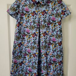 New Brooks Brothers Flower Print Dress Sz. 8 Yr Olds