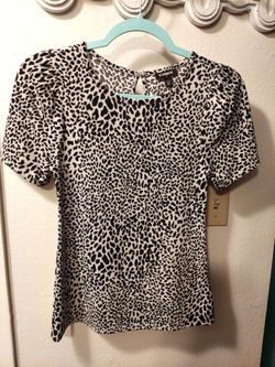 *New* Express Leopard Print Top XS