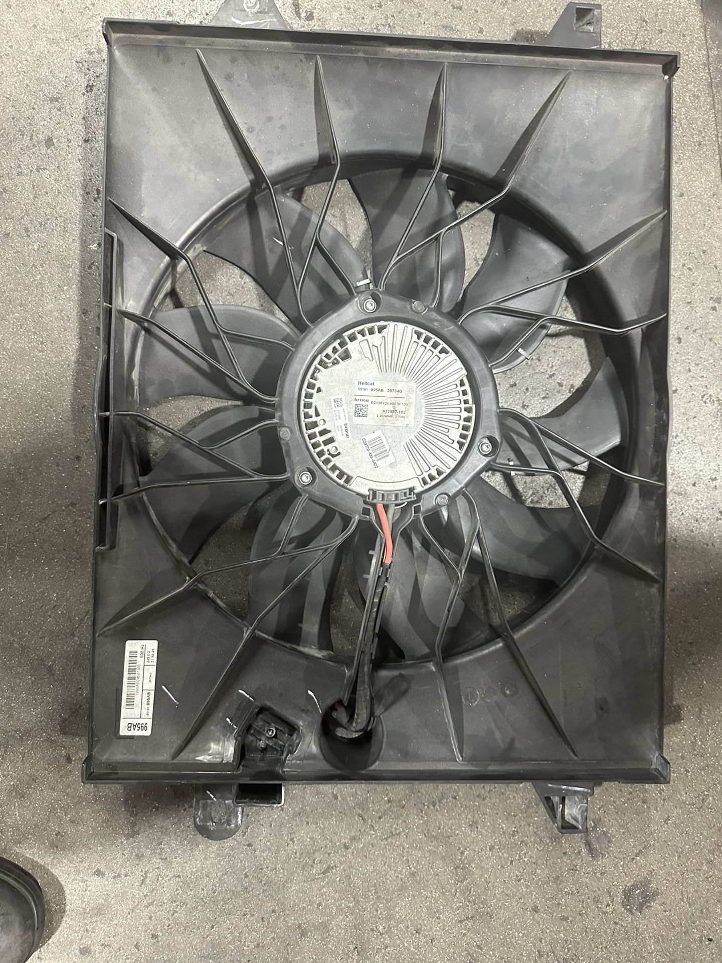 Dodge Hellcat Radiator Fan