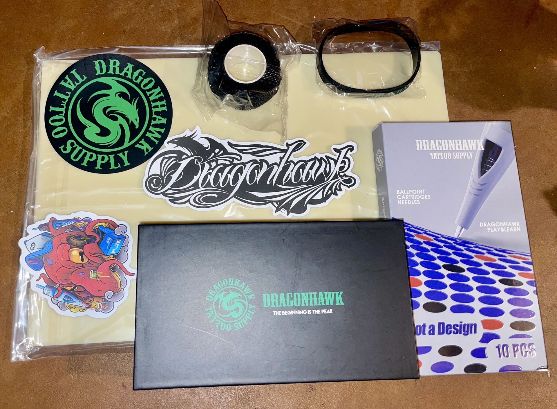 DragonhawkX3 Wireless Play & Learn Tattoo Gun Kit