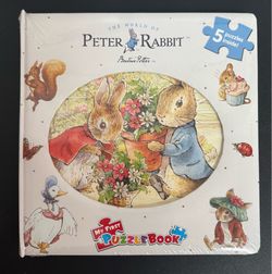 Peter Rabbit The World of Beatrix Potter My First Jigsaw 5 Puzzle Book just $5