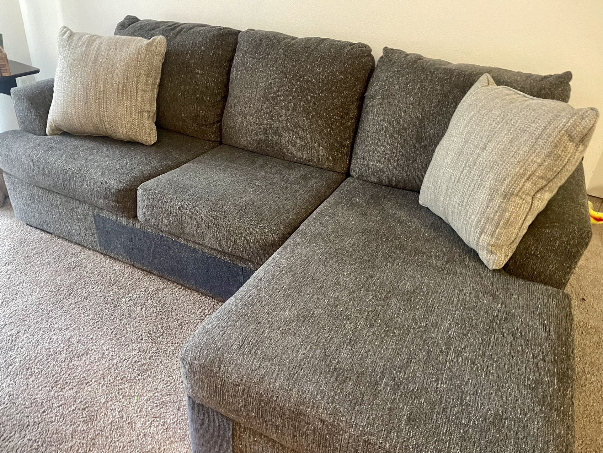 Ashley Furniture Gardiner Sofa Chaise Less Than 2 Years Old - Excellent Condition