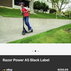 Razor A5 Black Label Scooter