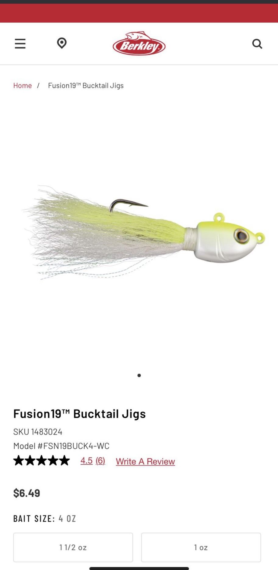 Bucktail Jigs Berkley Fusion19 Bucktail Jig U2013 Fishermans