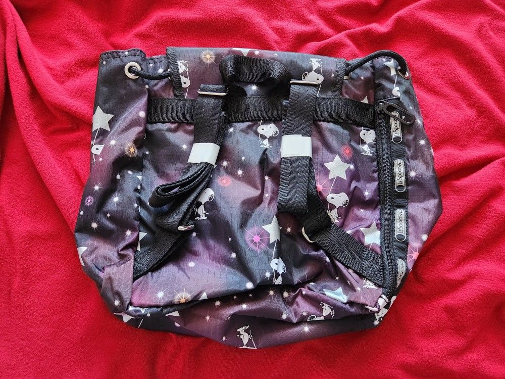 Lesportsac Small Edie Backpack Snoopy In The Stars