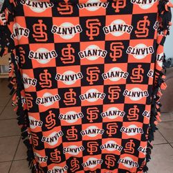 Handmade San Francisco Giants Tie Blanket
