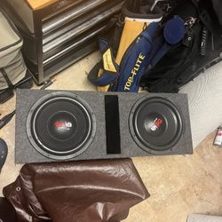 DS18 Dual 12 Inch Subwoofers 1450 Watt Peak