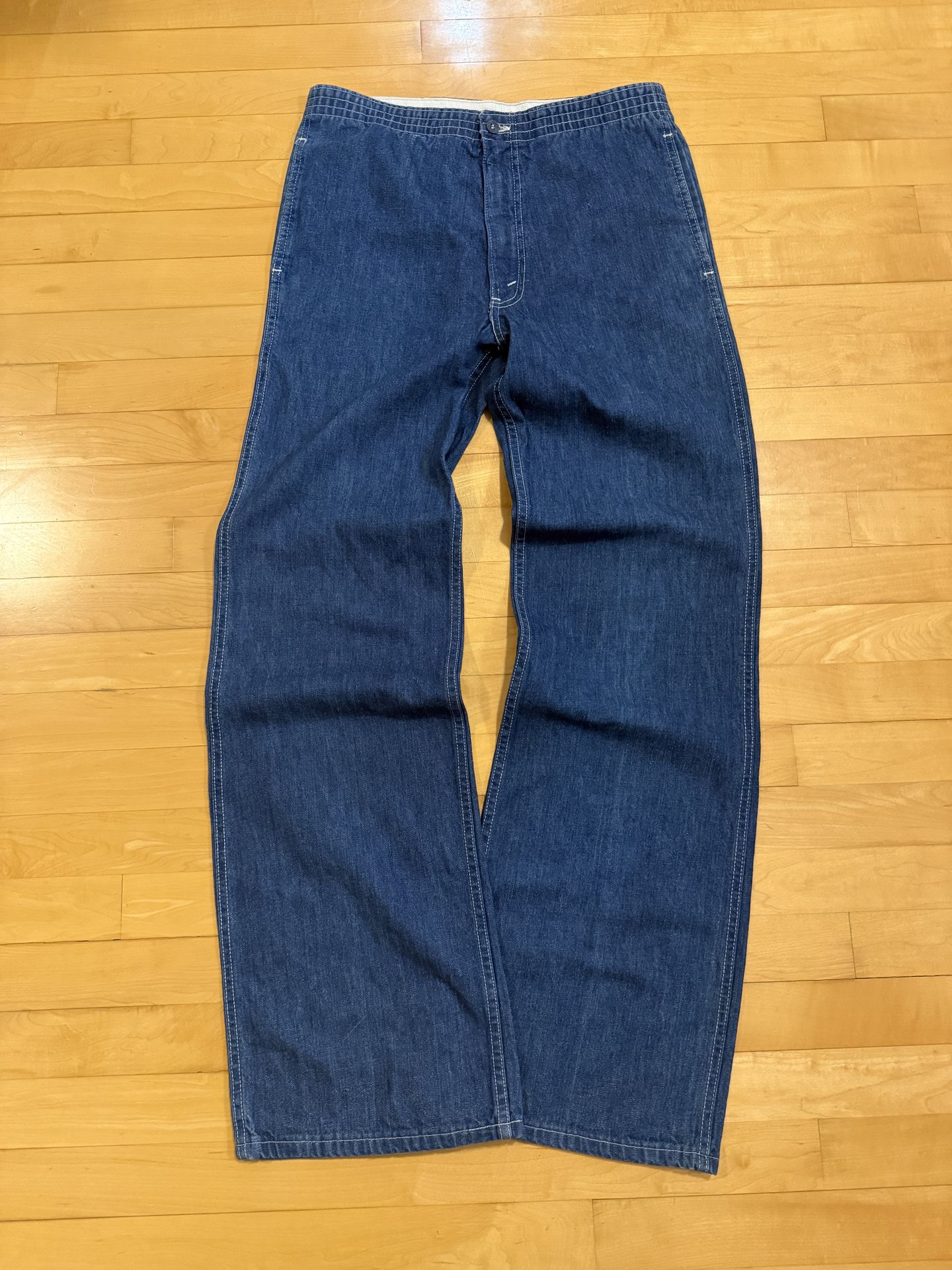 Levi’s Vintage blue denim wide leg jeans
