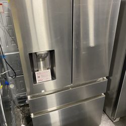 Samsung Stainless Steel 23 Cu. Ft. Counter Depth 4-Door French Door Refrigerator 