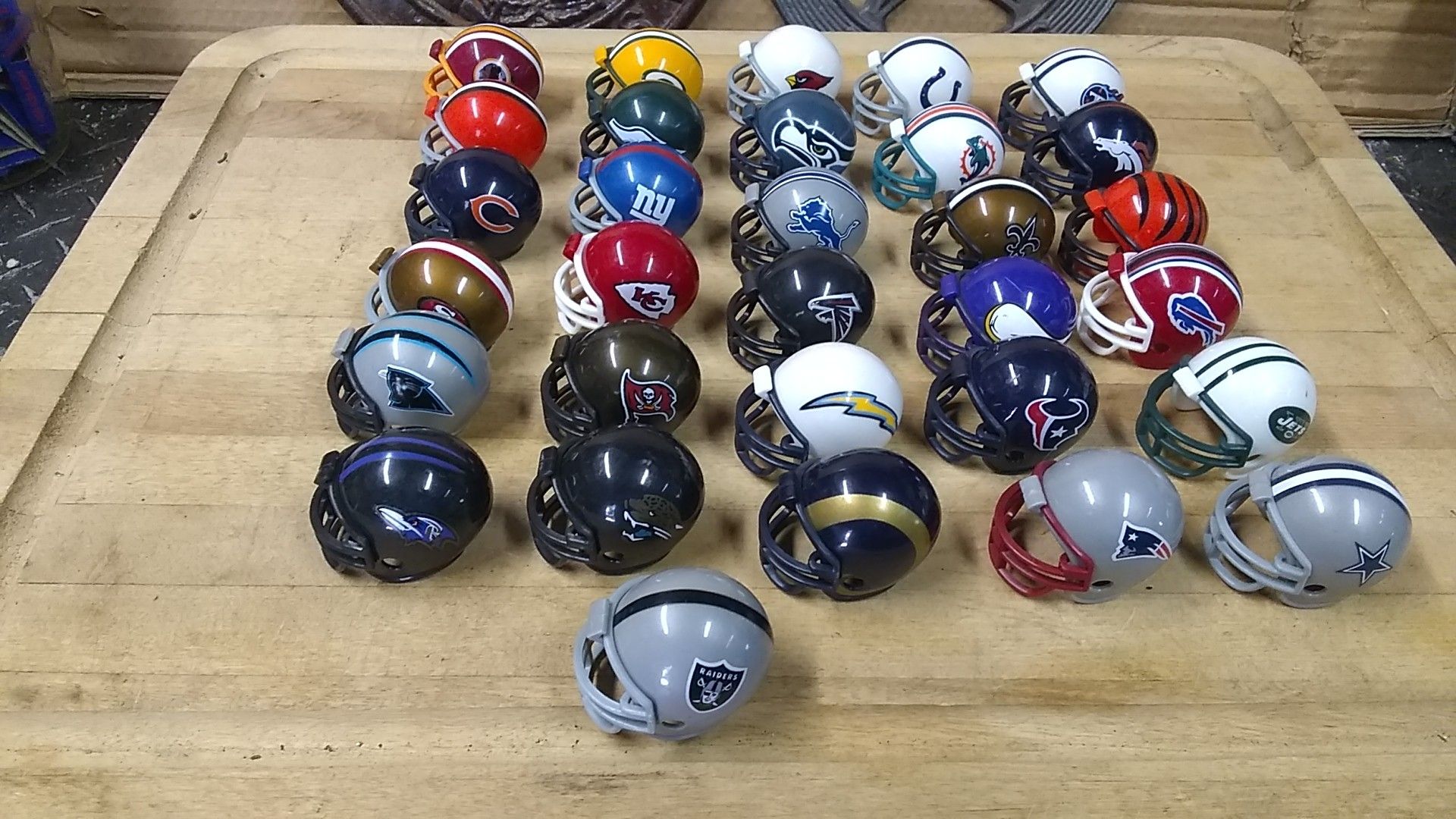 NFL mini helmets (all 32 teams) Great for man cave or kids room! for Sale  in Livonia, MI - OfferUp