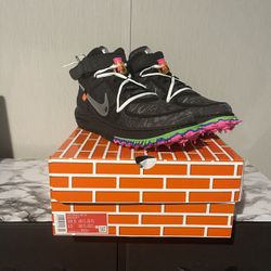 Off White Mid Air Force 1 Black Size 10.5