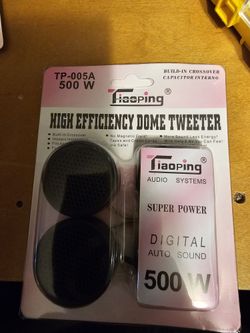 Tiaoping TP-005A High Efficiency Dome Tweeters, New!