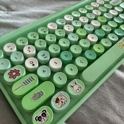 green cute ubotie wireless keyboard