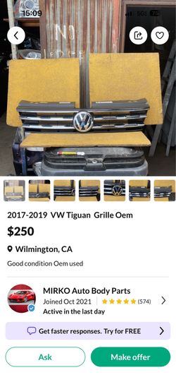 Grille VW Tiguan grille