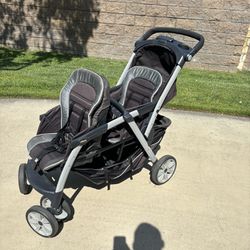Free Chico Double Stroller 