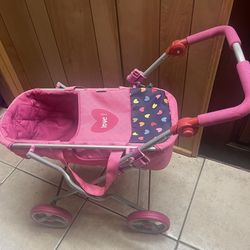 Dolls Stroller And Bassinet