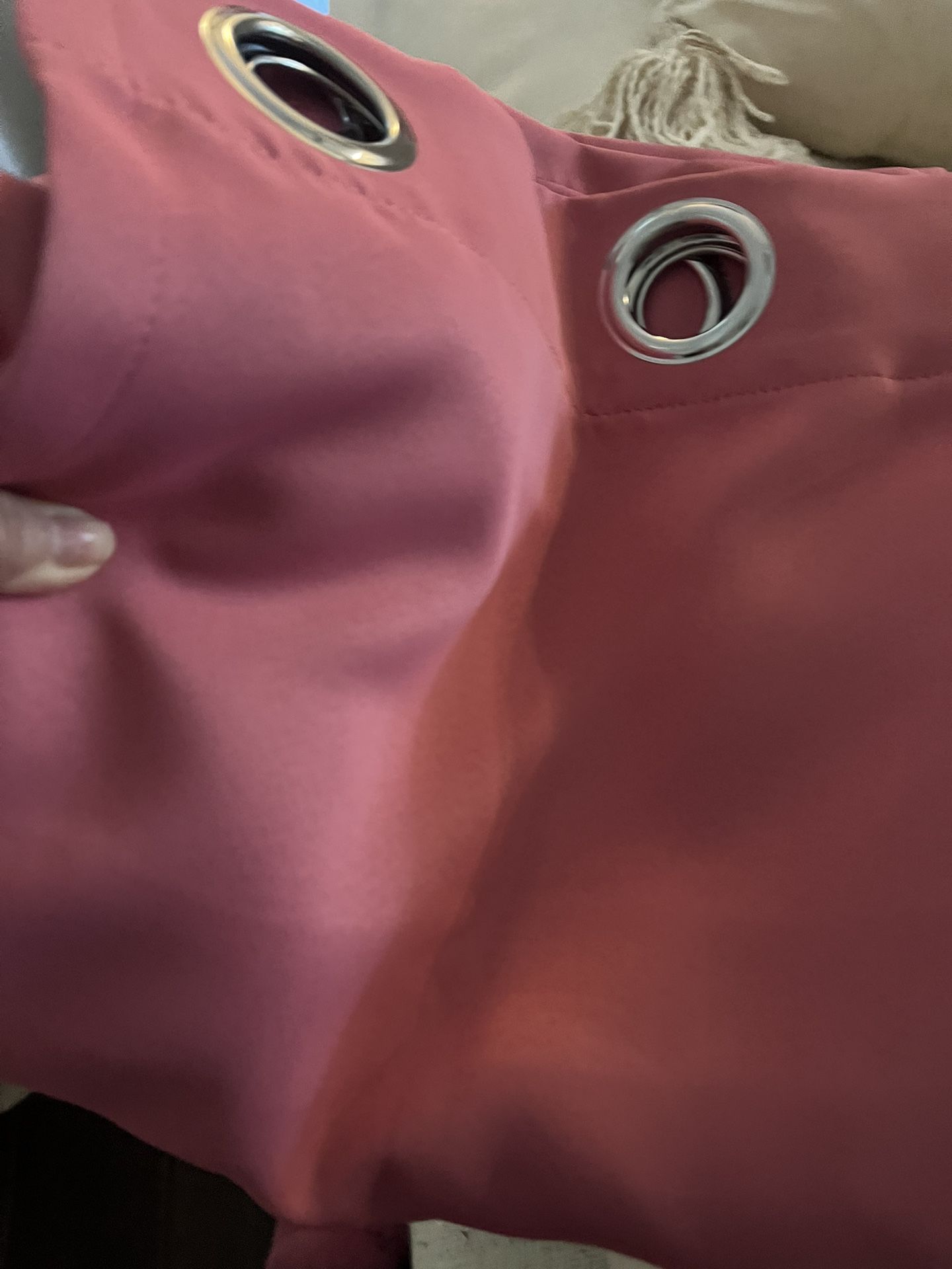 4 Pink Blackout Curtains