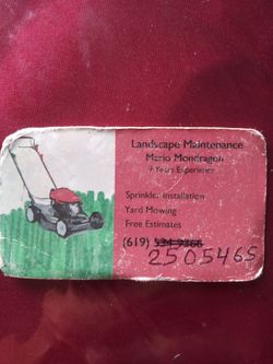 I do landscape!!
