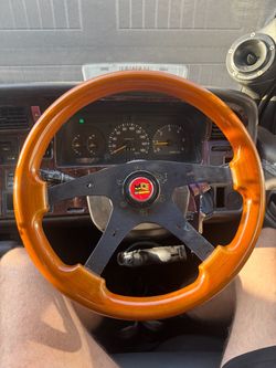 SAK Marchal Wood Rim Steering Wheel
