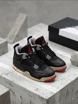 Air Jordan 4 Retro Bred Reimagined Sneakers 6Y
