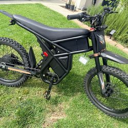 Riding Times GT73 Pro Ebike for Adults, 50MPH 60V 3000W / Eectric Dirt Bike, 36.4AH Dual Battery Dirtbike Up to 85 Miles, 25" Motorcycle Tir