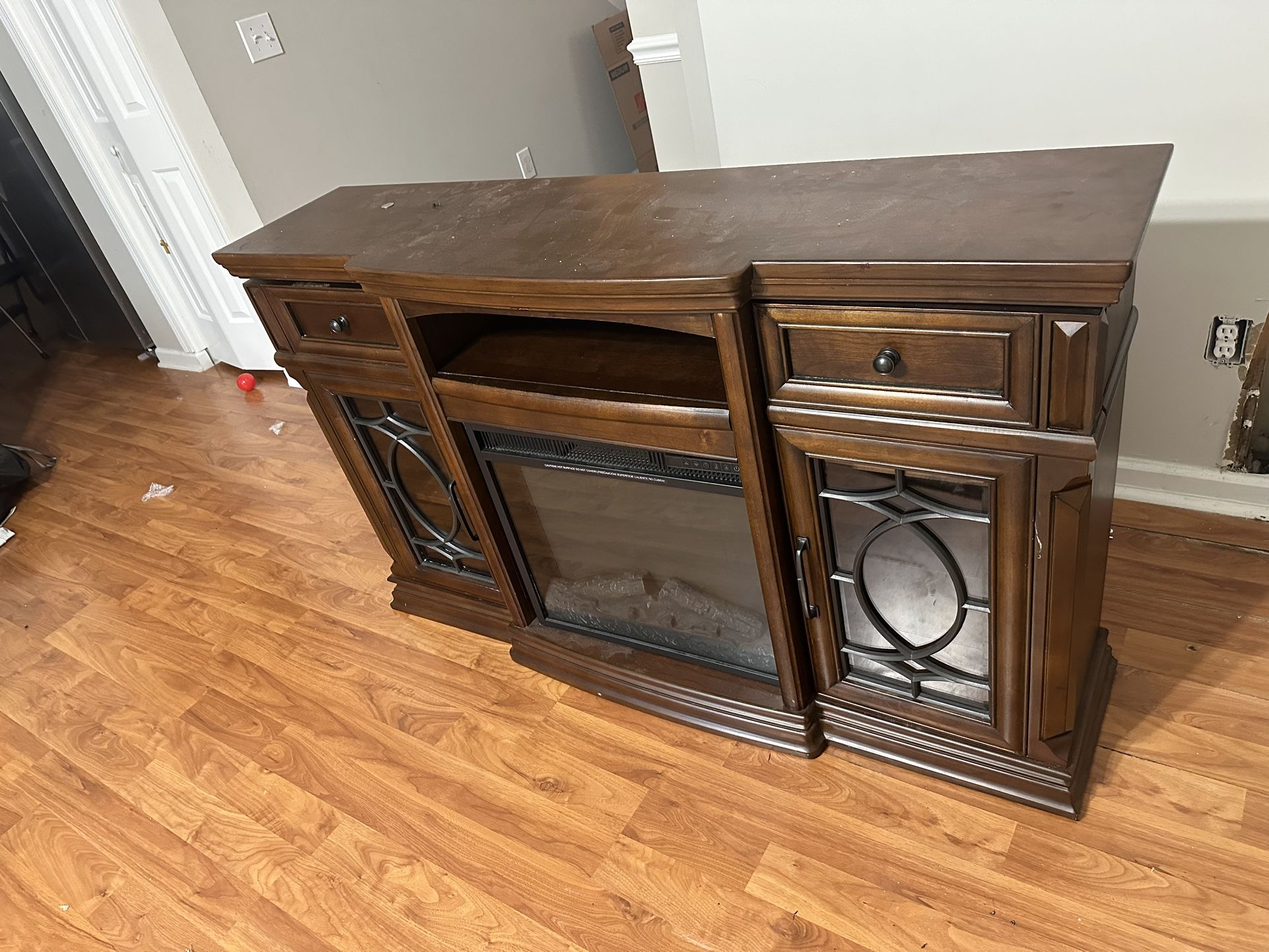 Fire Place TV Stand