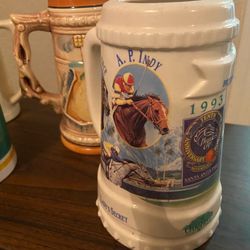Collector porcelain mugs set of 5￼