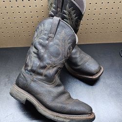 Size 9.5 D Ariat Work Boots Soft Toe 