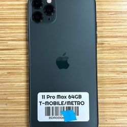 ON SALE IPHONE 11 PRO MAX 64GB T-MOBILE/ METROPCS 