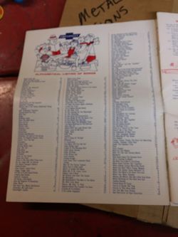1964 Chevrolet sing a long driving book