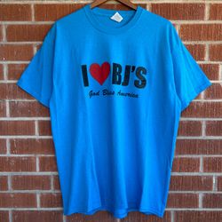 Big Johnson’s I Love BJ’s God Bless America Funny T-shirt Size XL