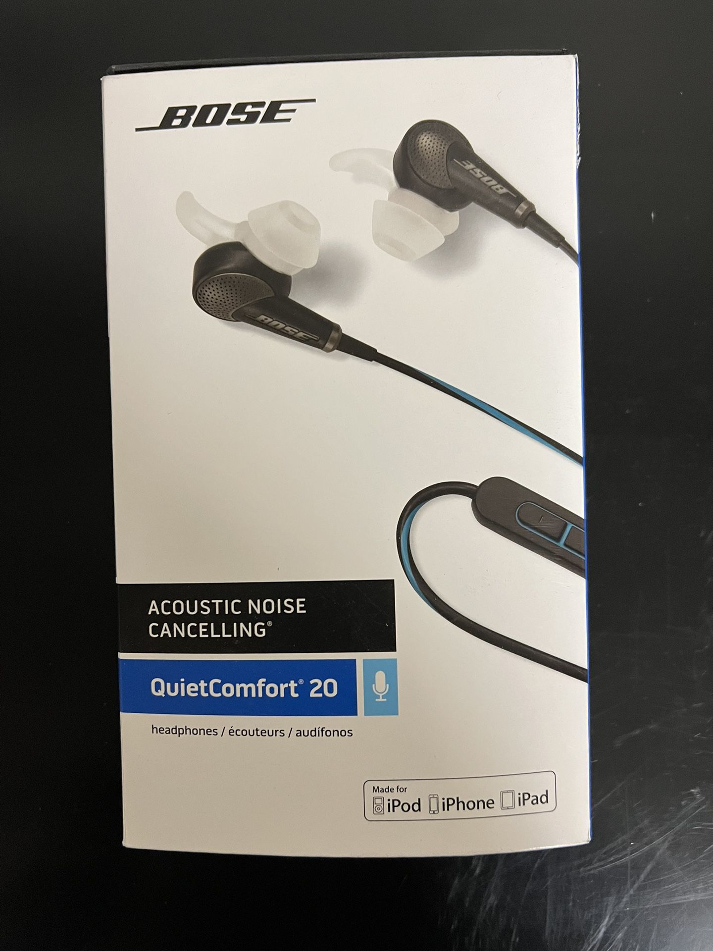 Bose QuietComfort 20 Acoustic Noise Cancelling Headphones, Apple