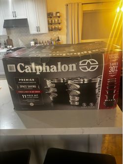 Calphalon premier 11 piece set not the normal 10 piece new
