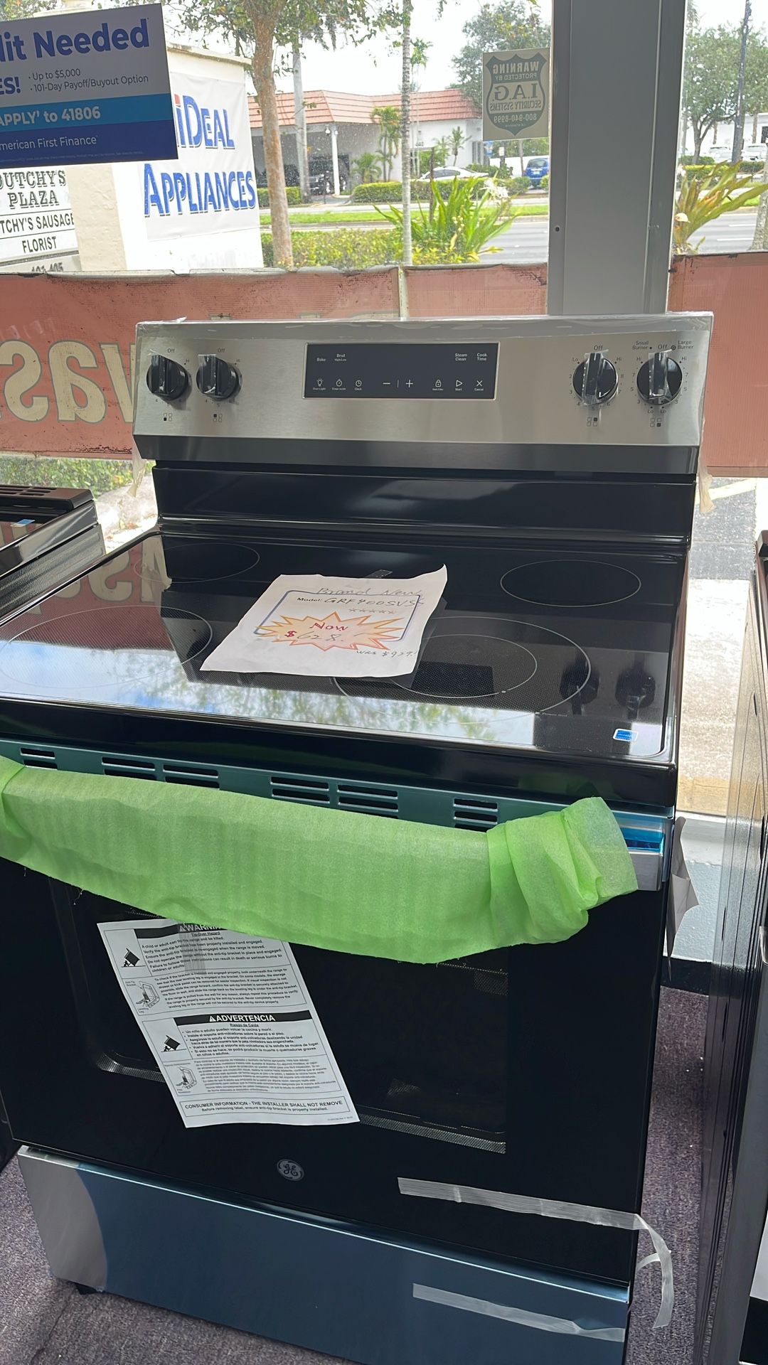 Stove Stainless Steel New 1 Year Warranty