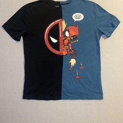 Marvel Deadpool “Out Of The Way Nerd” Lg T-shirt 