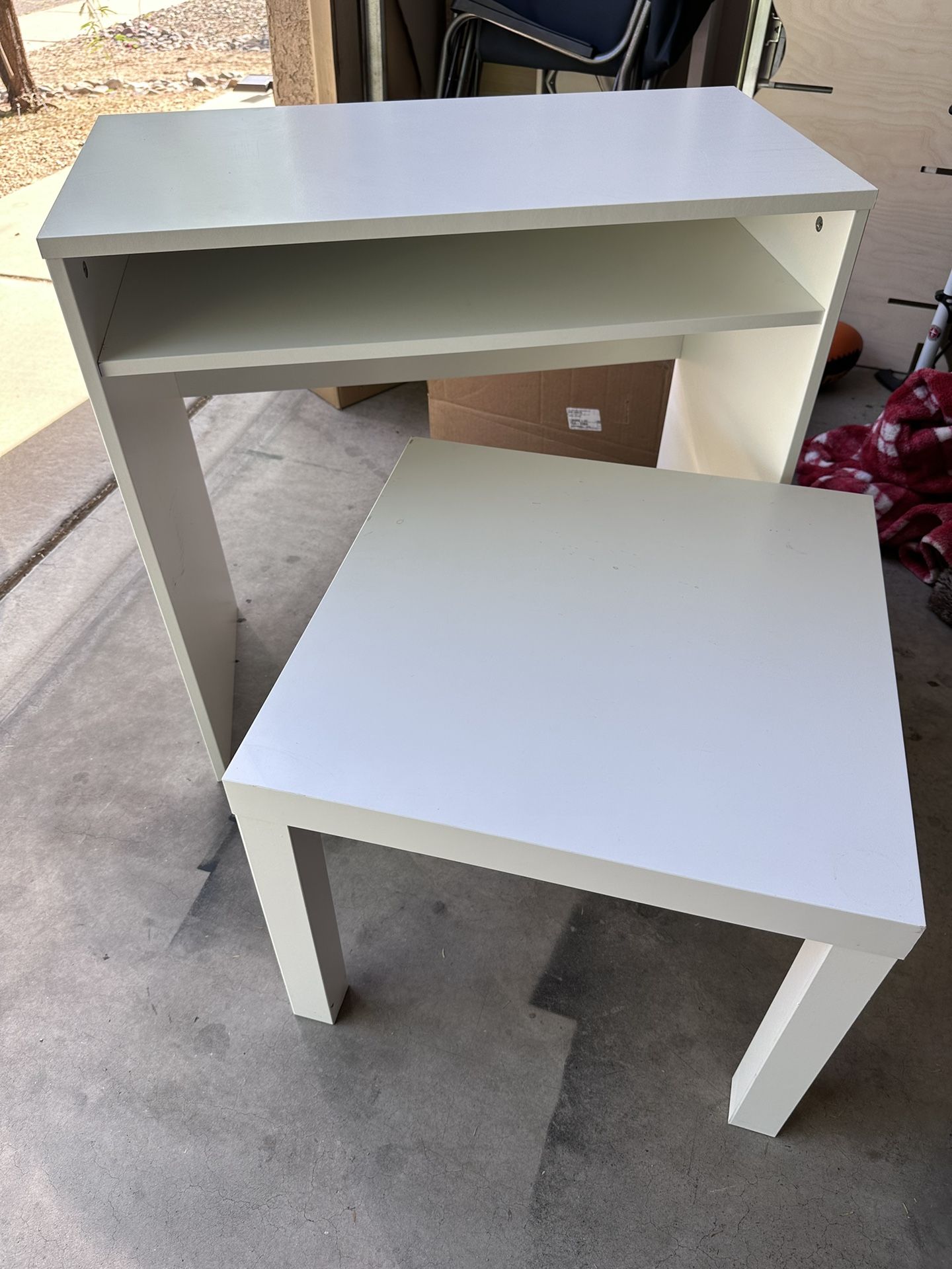 Desk And Side Table