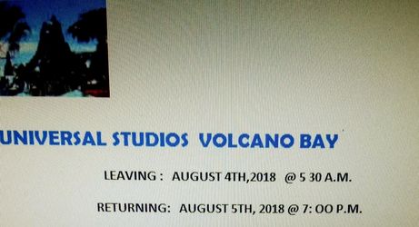 Volcano bay water park