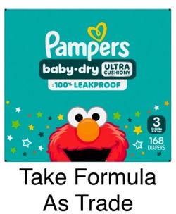Pampers Baby-Dry Ultra Cushiony Size 3 Diapers 168 Count