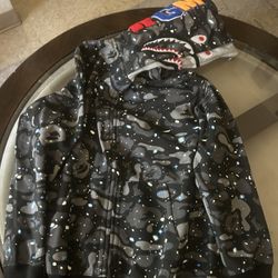Double Hooded bape Jacket 