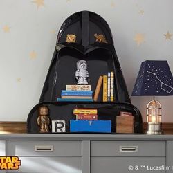 Huge Star Wars, Darth Vader Pottery, Barn, Kids Shelf