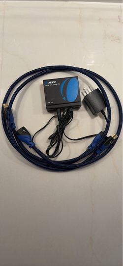 OREI 1x2 4K HDMI Splitter Kit w/ High-Speed Braided HDMI Cables