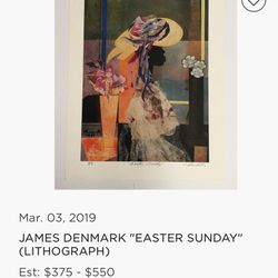 Easter Sunday Lithography (Exclusive find )