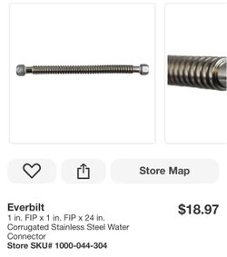 Stainless steel connector
