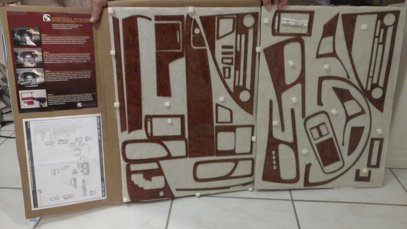 2010-2012 OEM Woodgrain Dash Kit