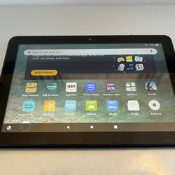 Amazon Fire HD 8 10th Gen Tablet 32GB Black USB Type C 8” - $40 