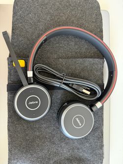 Jabra Evolve 65 UC Stereo (SME) - Headset - on-ear - Bluetooth - wireless - USB - noise isolating