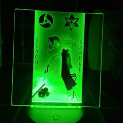 Naruto Sasuke and Itachi Acrylic Light